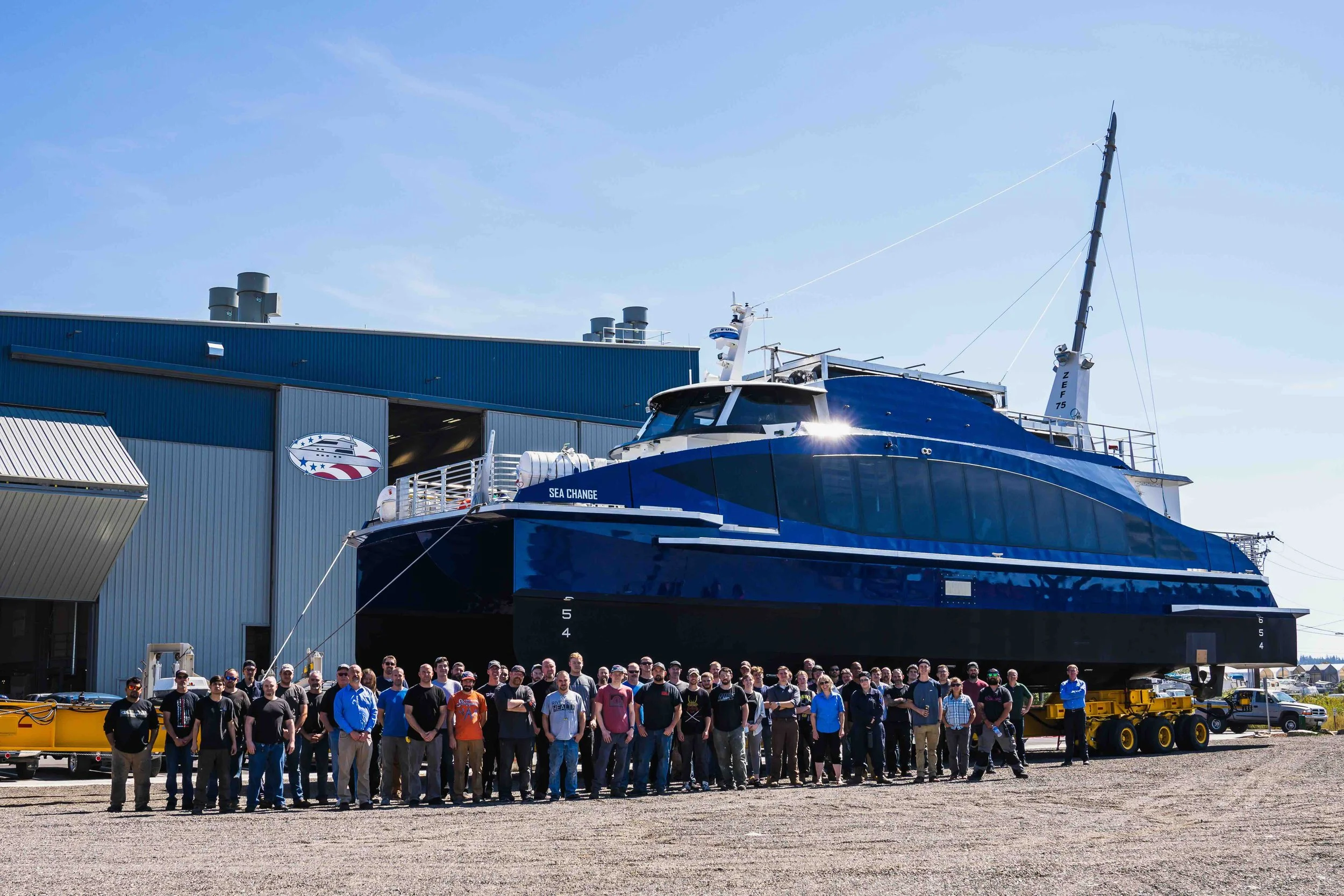 Switch Maritime team picture for Sea Change launch