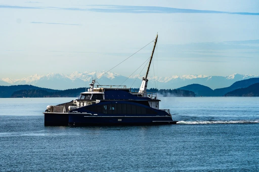 Sea Change ferry on the water in Seattle