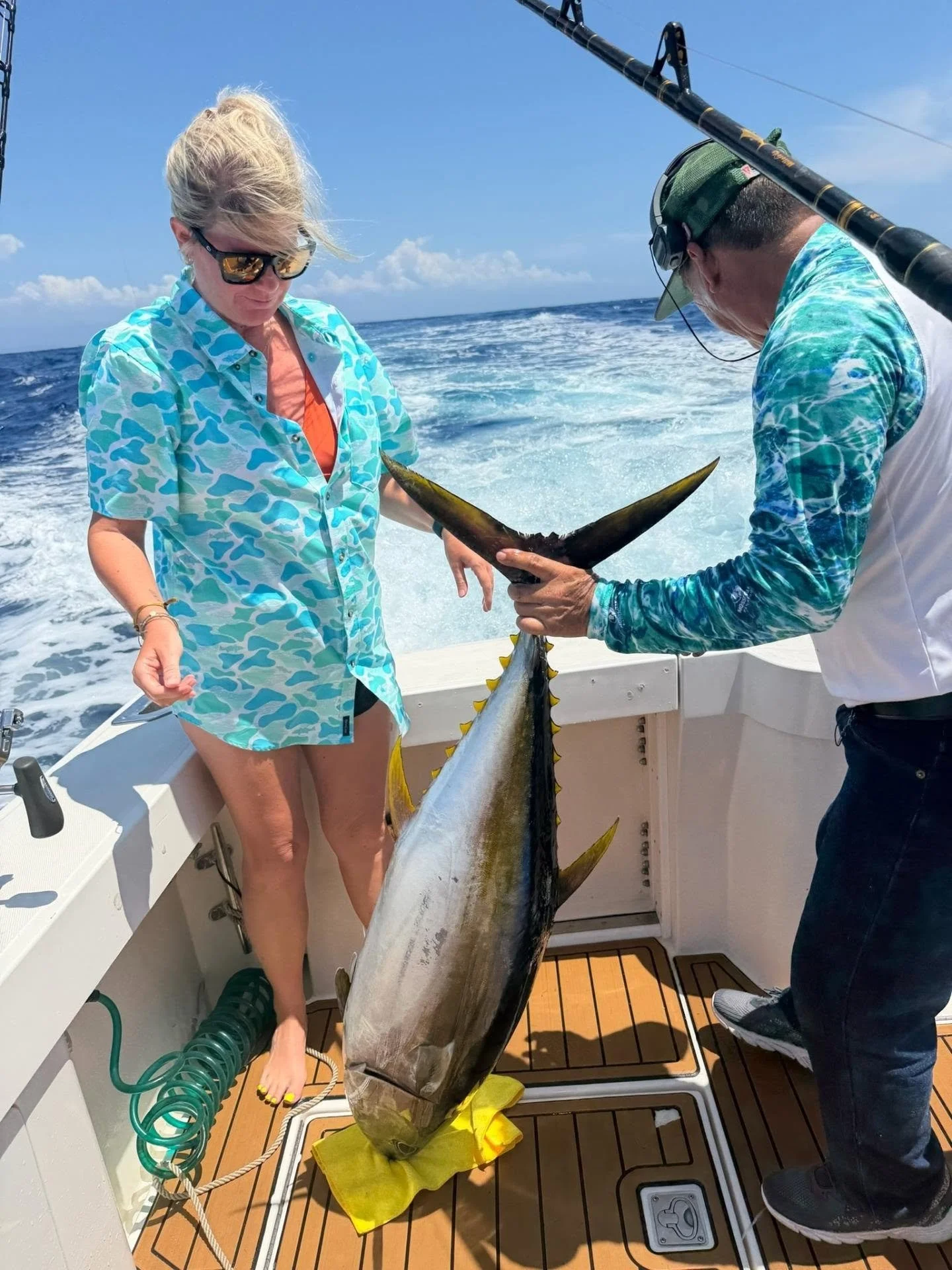 Cabo has a way of turning a regular day offshore into a damn good one. 🎣🌊

A few hours on the water, good company, blue skies, and hopefully a few fish making their way into the boat. That&rsquo;s what we&rsquo;re here for. 🤙🏼

The yellowfin are 