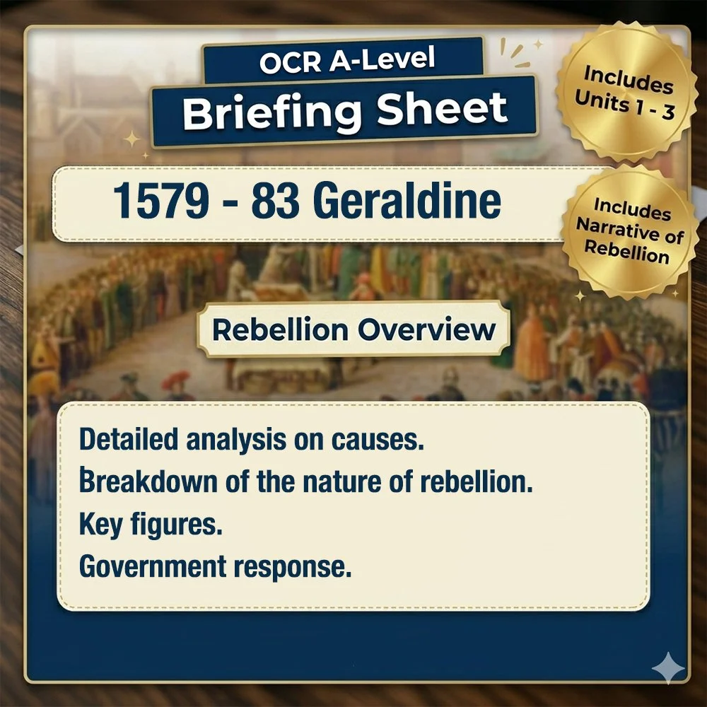 1579 - 83 Geraldine Briefing Sheet