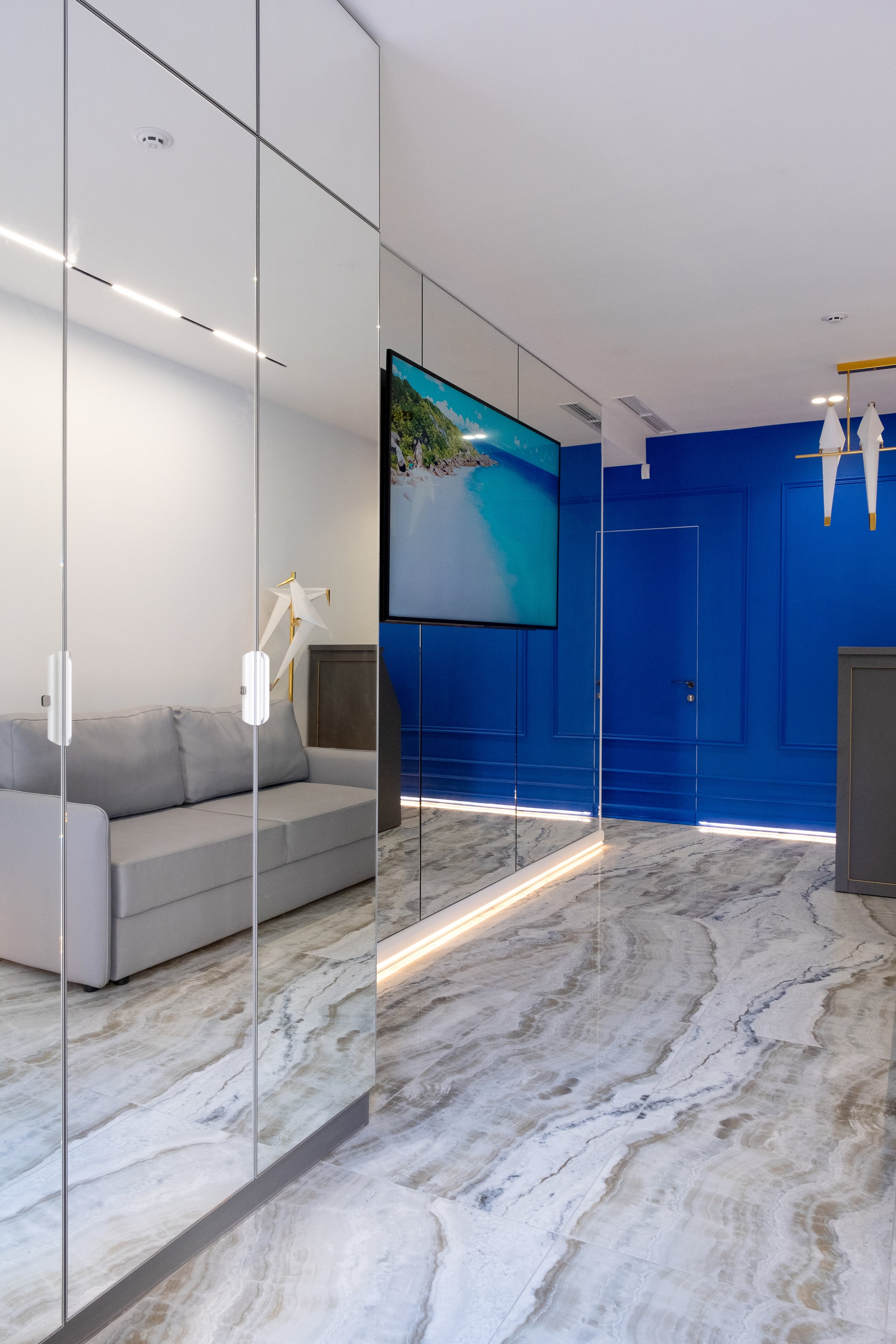 Luxury Massage room interior with soft lighting and calming, minimal design Niagara Region, Oakville, Mississauga, Toronto