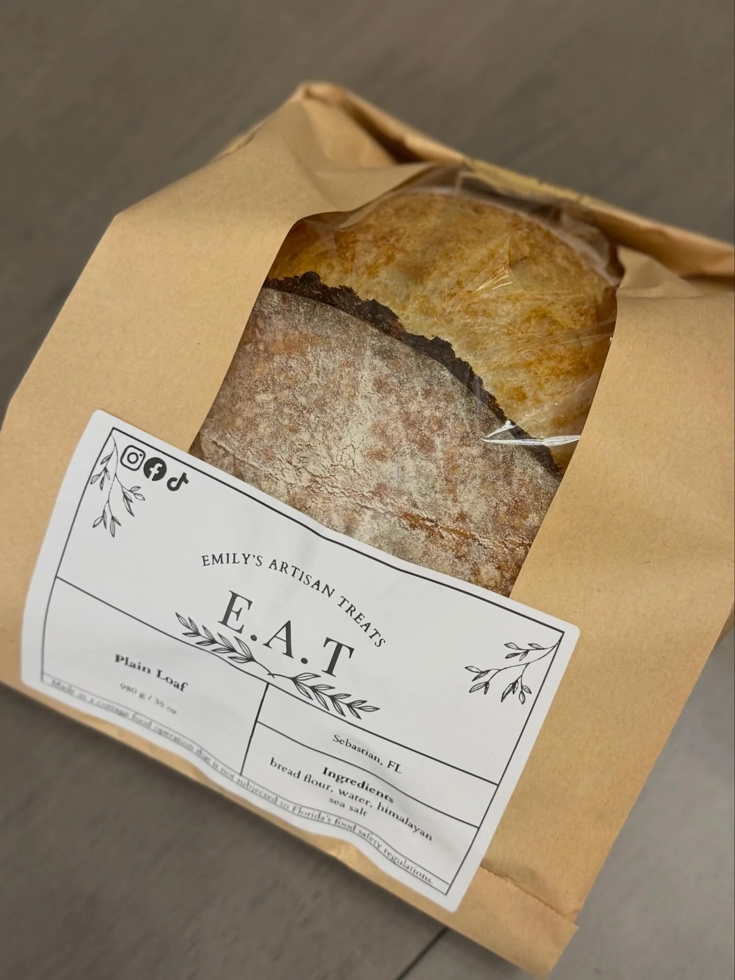 Artisanal bread
