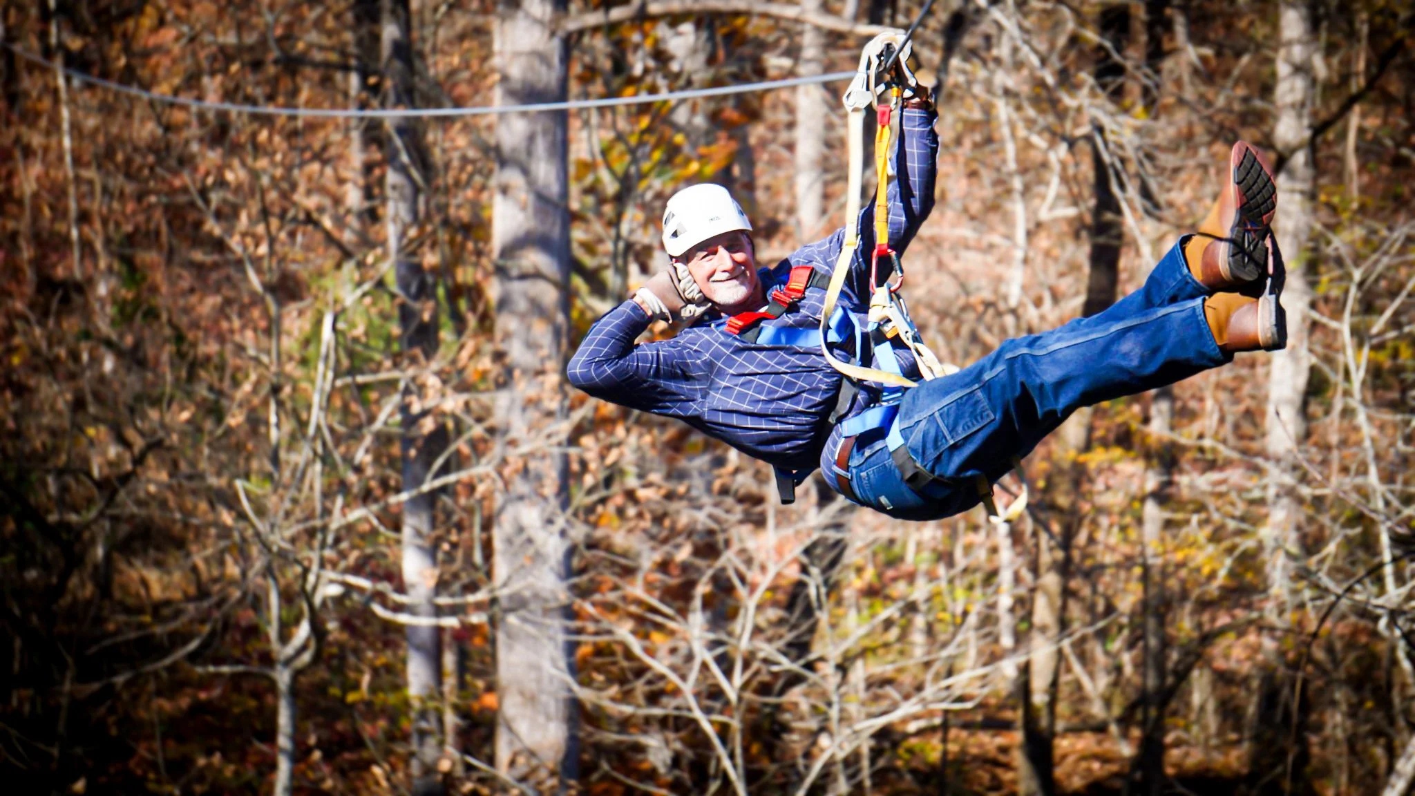 Ziplining