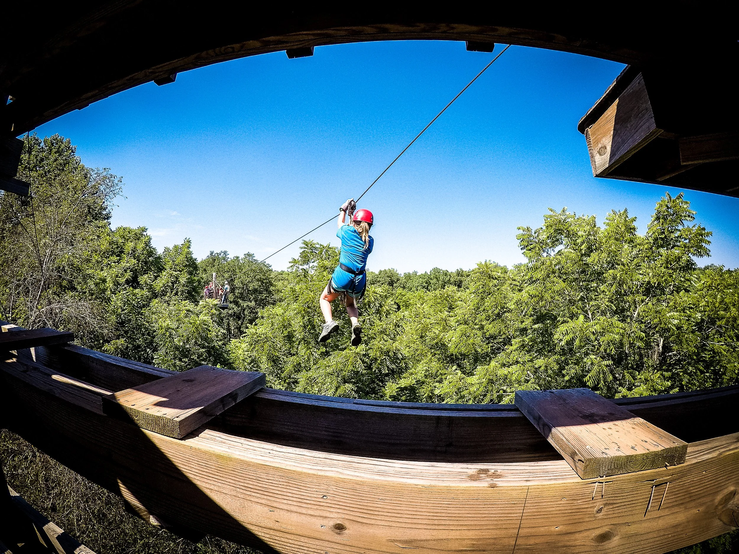 Ziplining