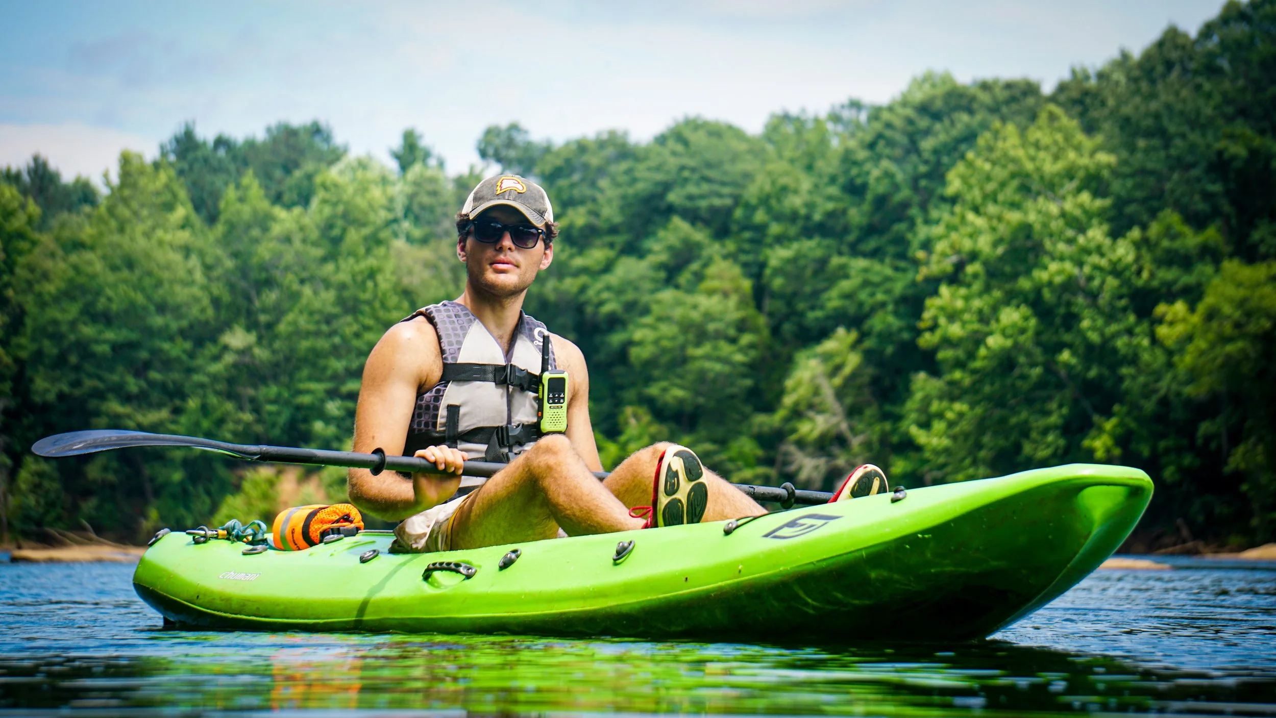 Kayaking on the Catawba River