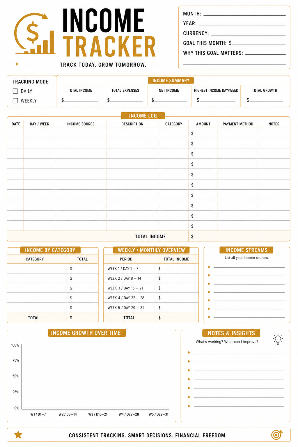 Income Tracker