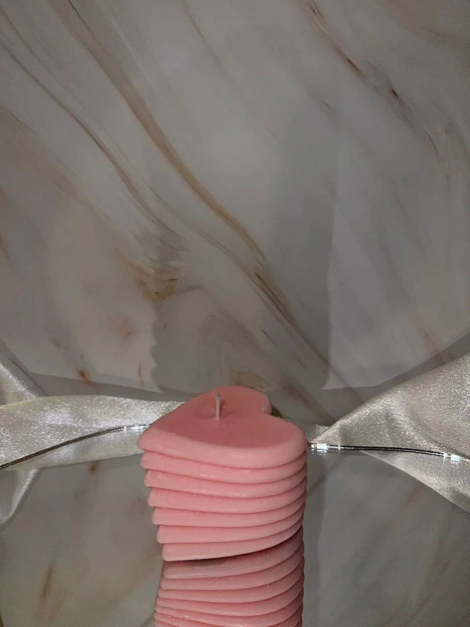 Vela Coração Blush