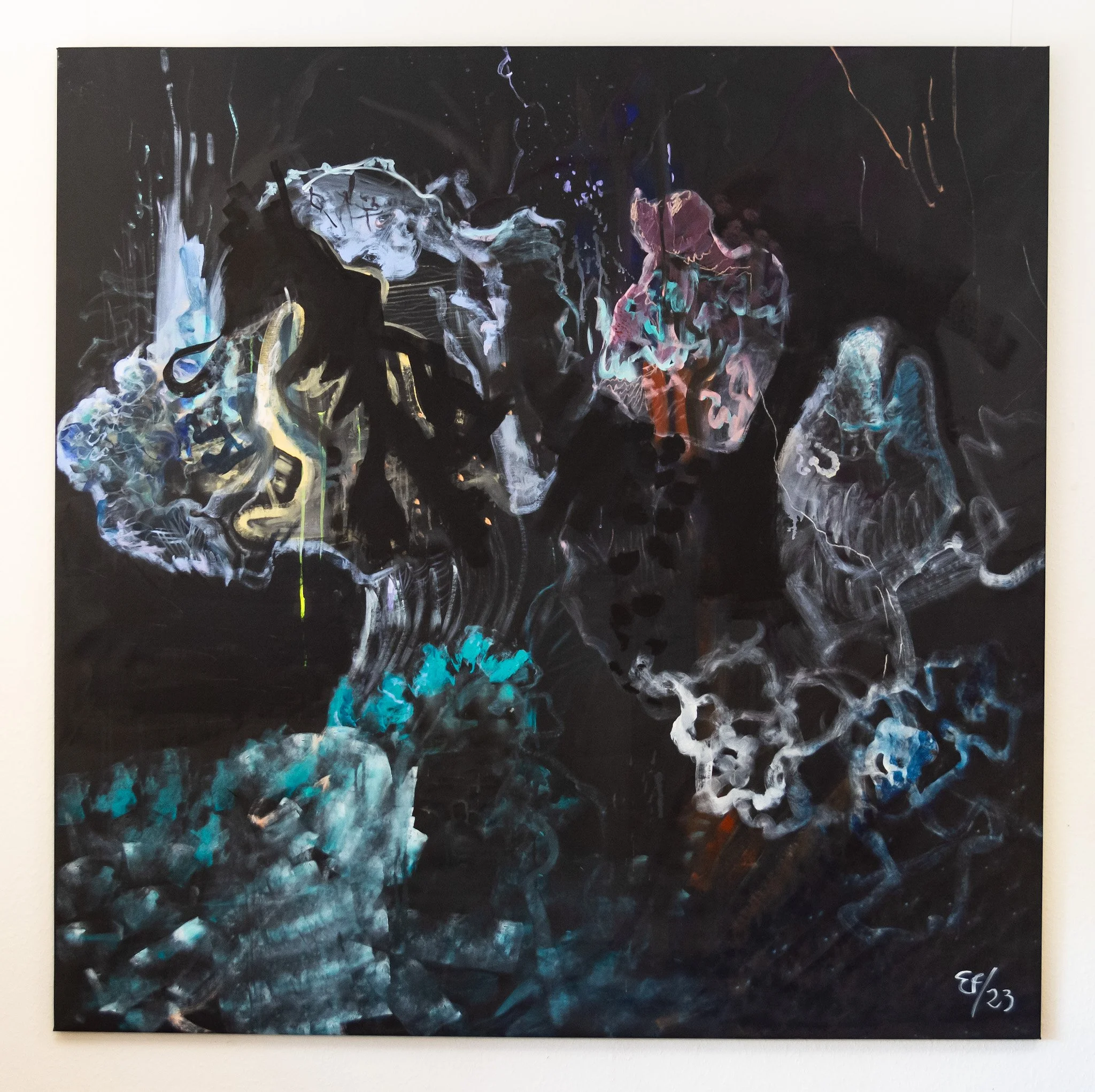 BIG BLACK - 200 x 200 Acrylique