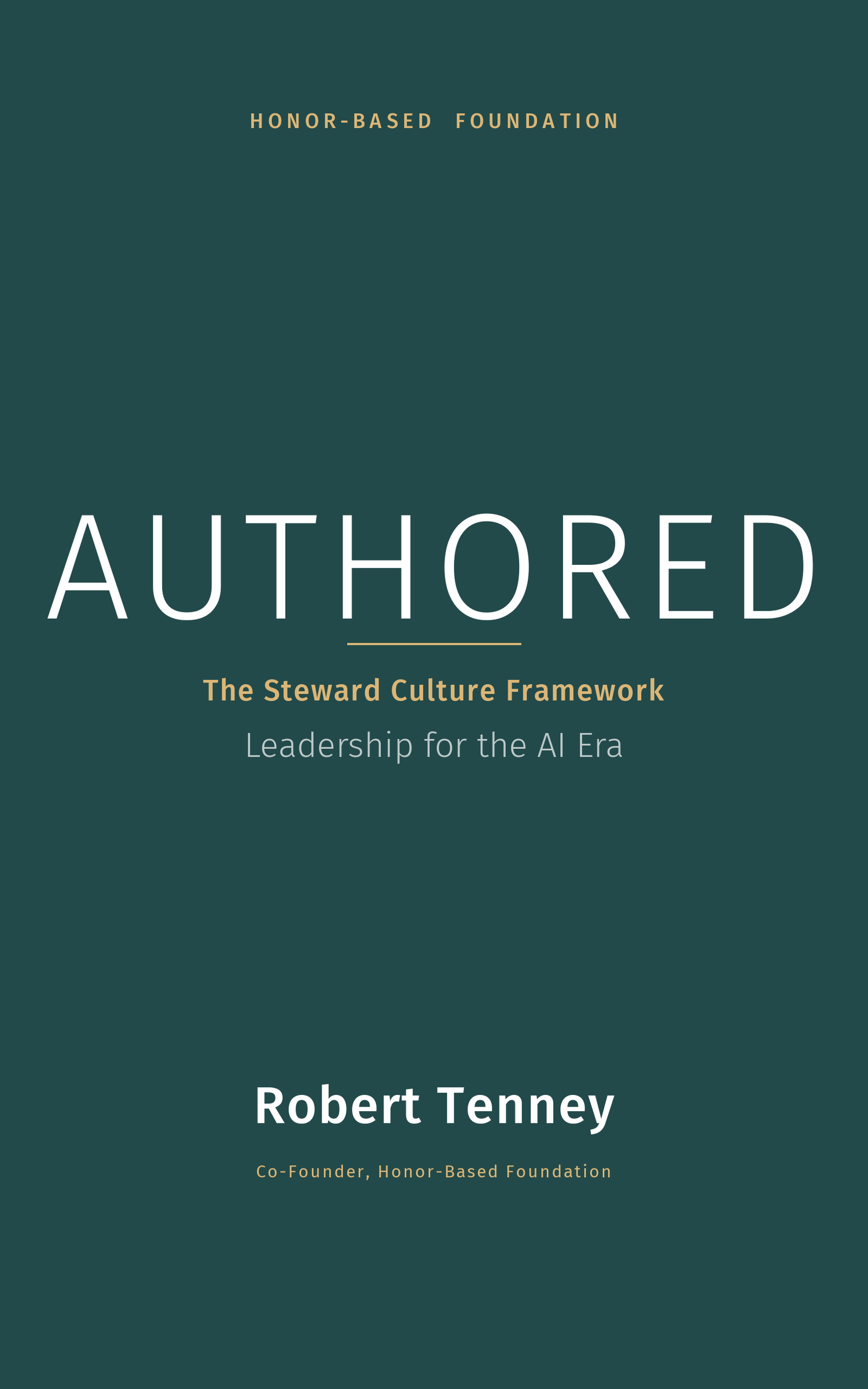 Authored: The Steward Culture Framework book cover
