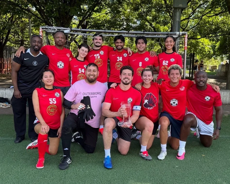 🏆 LEAGUE CHAMPIONS 🏆

⚽️ Congratulations to one of our newest squads, who won the @volosports @volonyc Sunday Afternoon Co-Ed 8v8 League at Bushwick Inlet Park in Williamsburg, Brooklyn. 

💪 This team never gave up all season, and is poised for ma