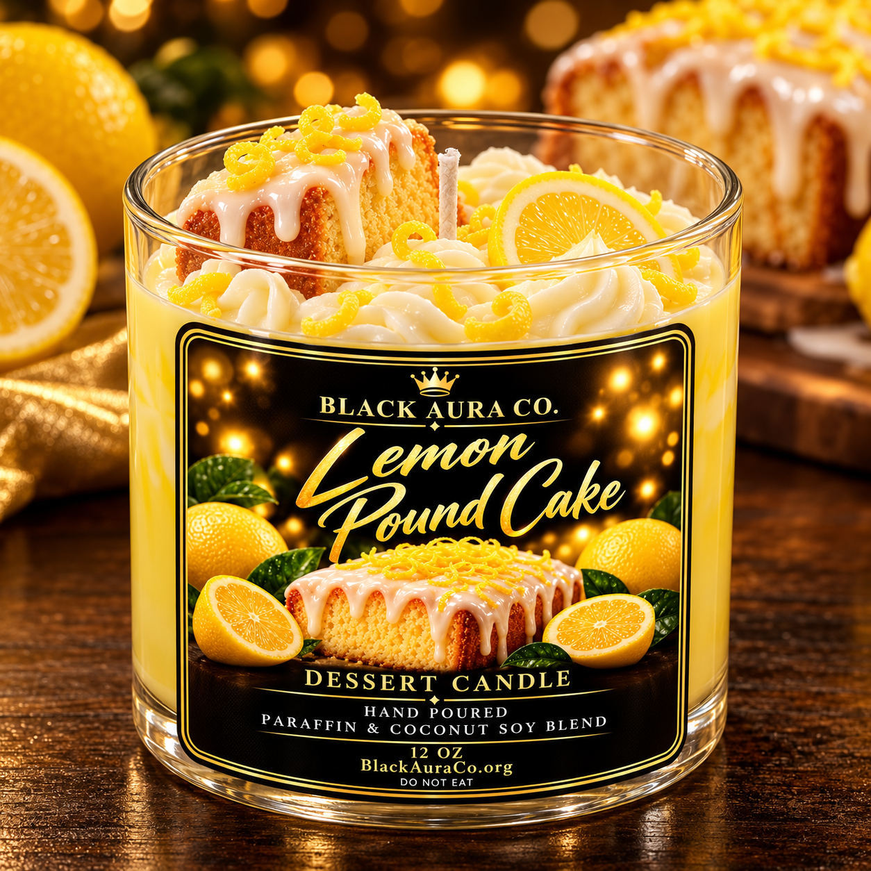 Lemon Pound Cake Candle Premium