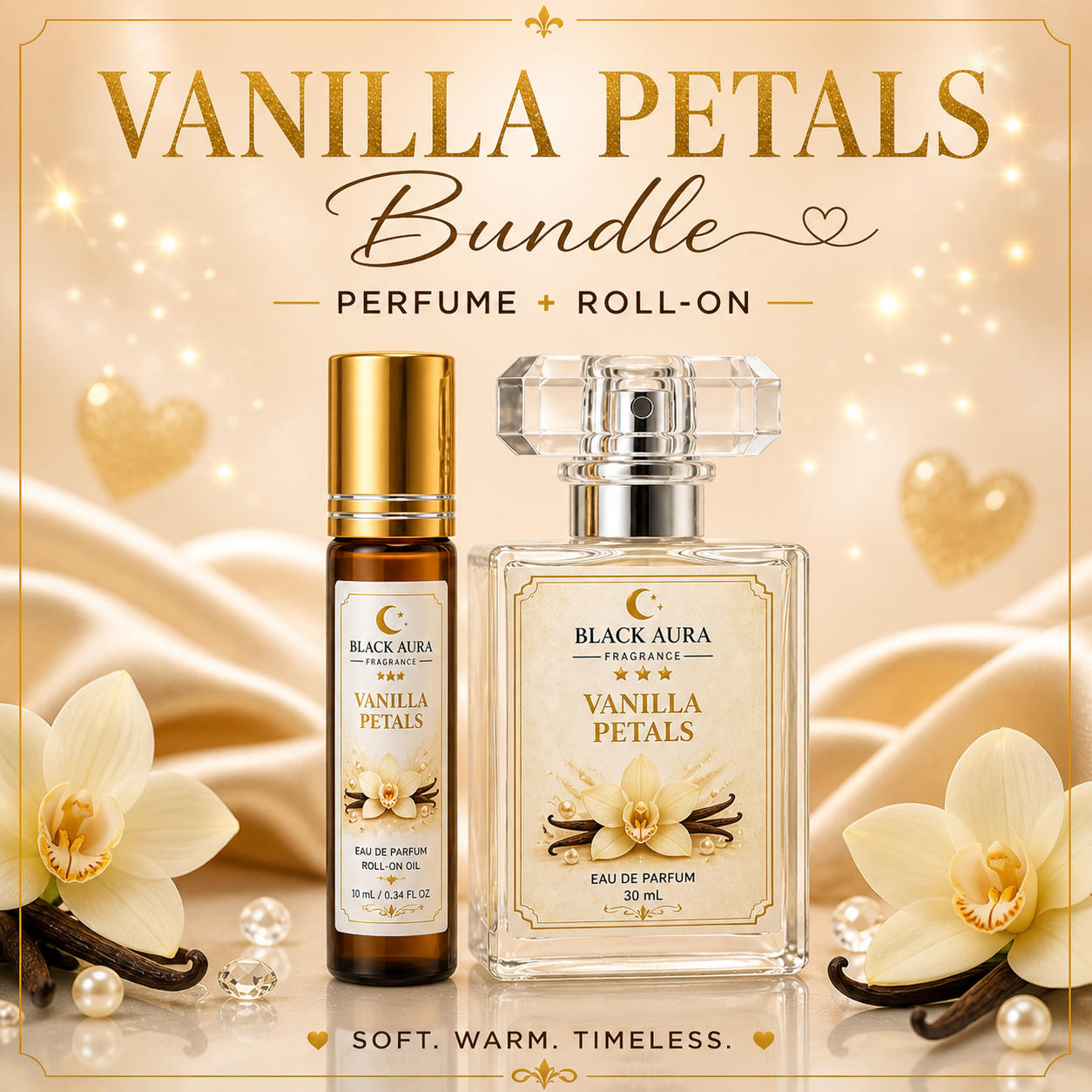 Vanilla Petals Bundle Perfume + Roll-On