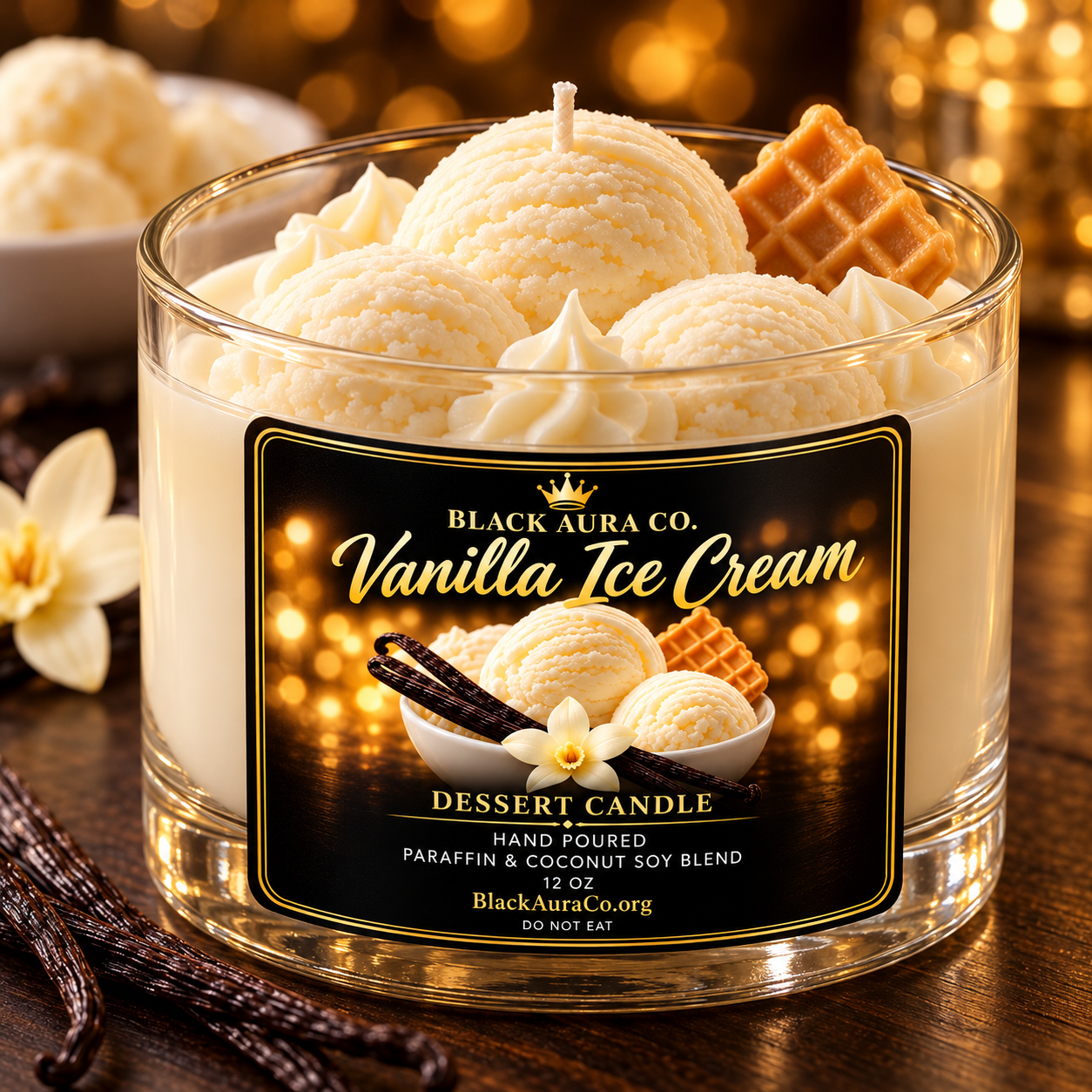 Vanilla Cream Candle Cream Premium