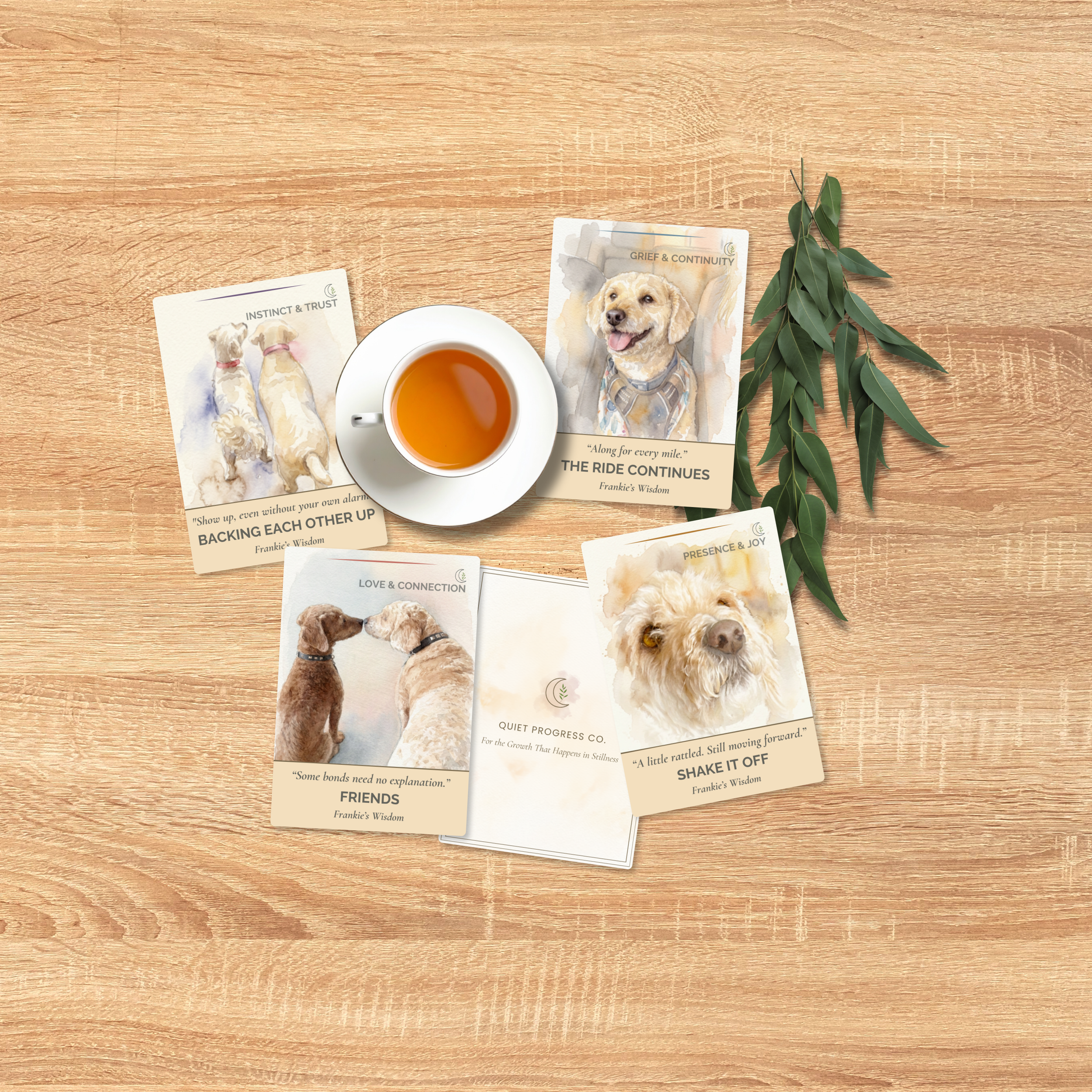 Frankie's Wisdom: An Oracle Deck for Healing Hearts & Happy Memories