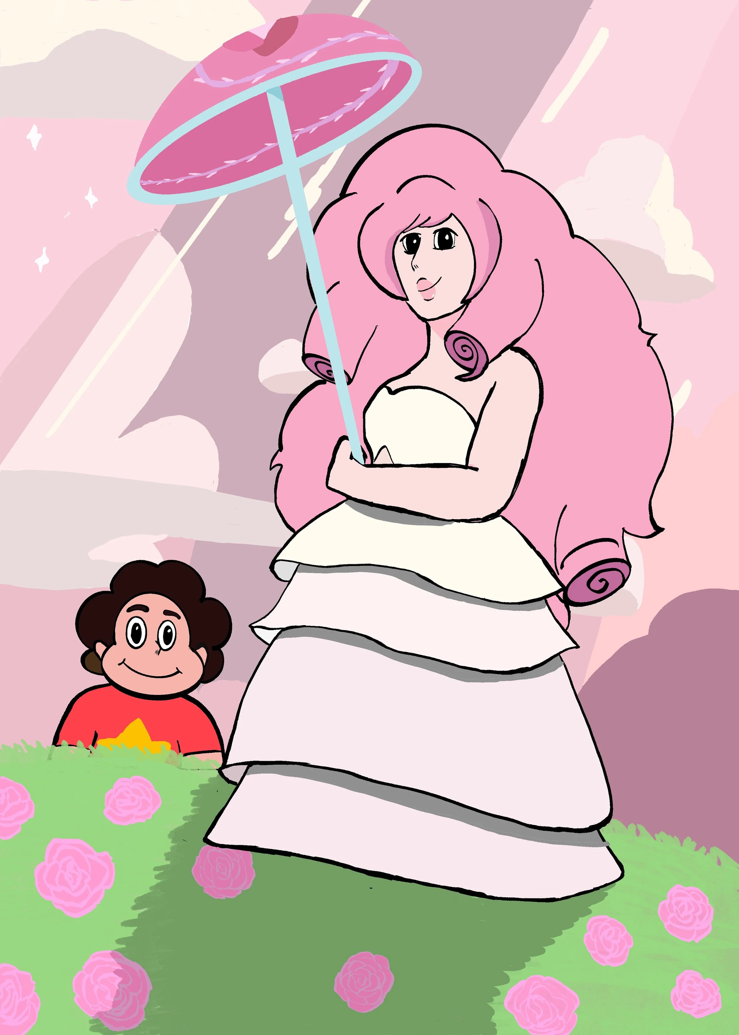 Parasol Parody, a parody of Claude Monet's Women with a Parasol and Rebecca Sugar's show Steven Universe