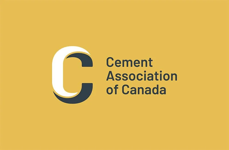 Logo of the Cement Association of Canada with a large stylized 'C' on a yellow background.