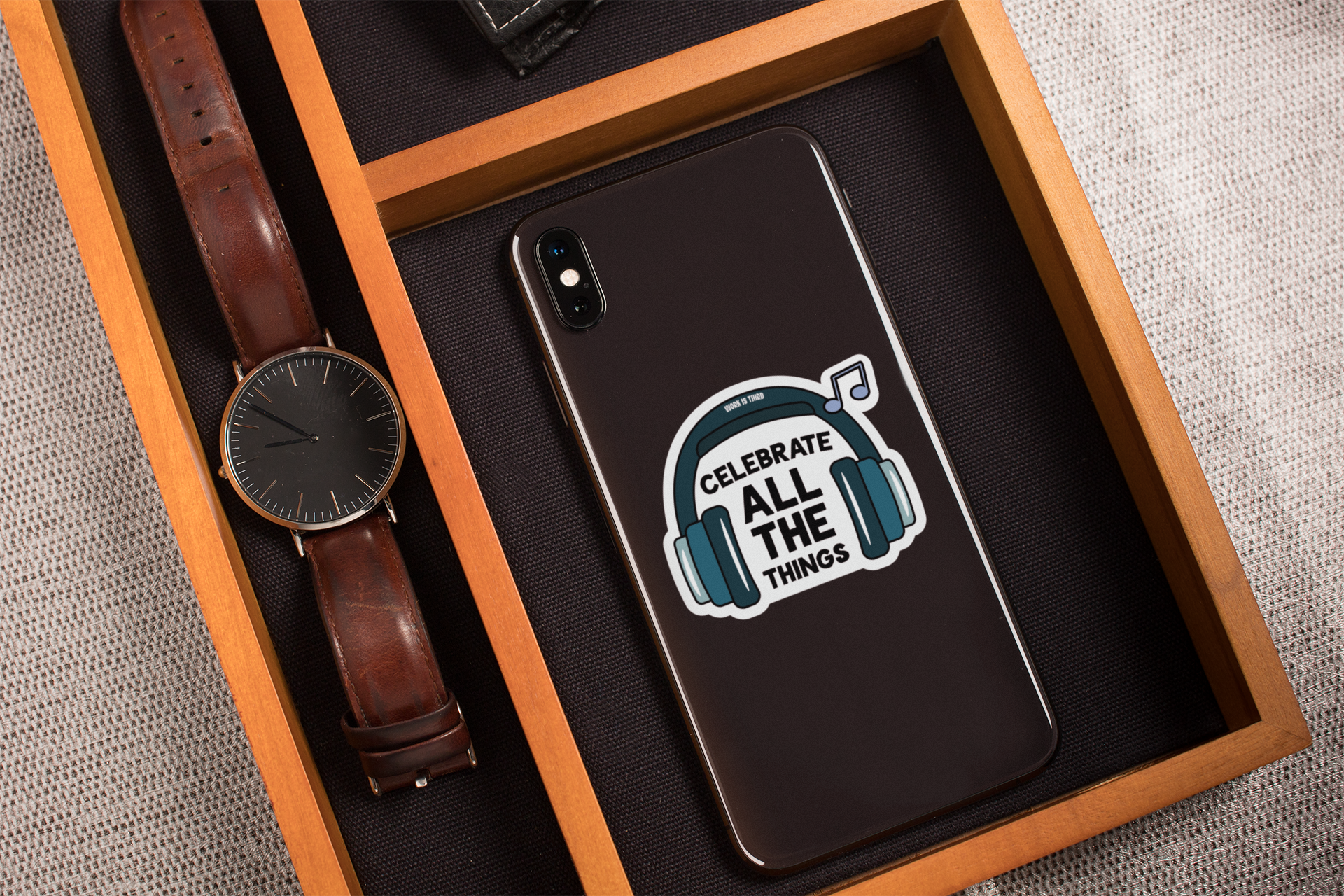 Celebrate All the Things Die-Cut Sticker
