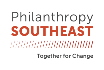 Logo for 'Philanthropy Southeast' with the tagline 'Together for Change'.