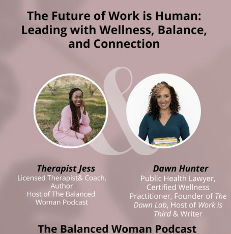 Dawn Hunter featured on The Balanced Woman Podcast – Workplace Culture Strategist & Burnout Prevention Expert