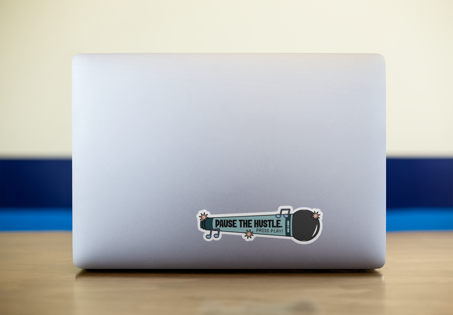 Pause the Hustle Die-Cut Sticker