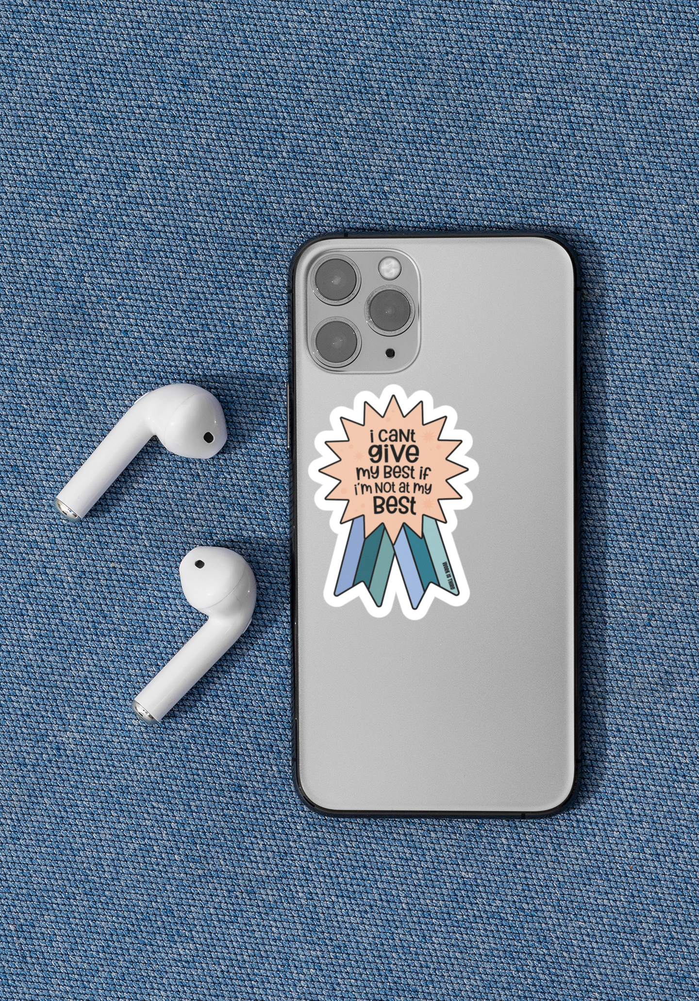 Can't Give My Best Die-Cut Sticker