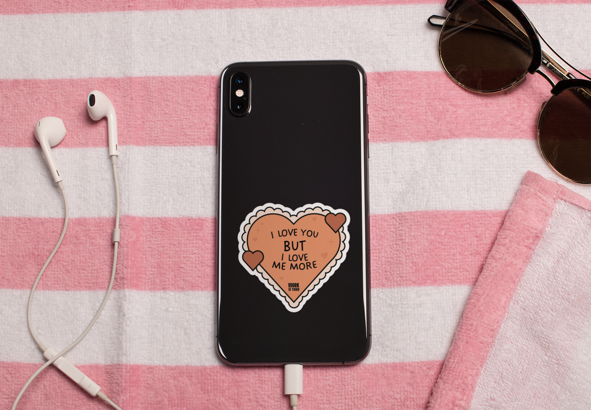 I Love Me More Die-Cut Sticker