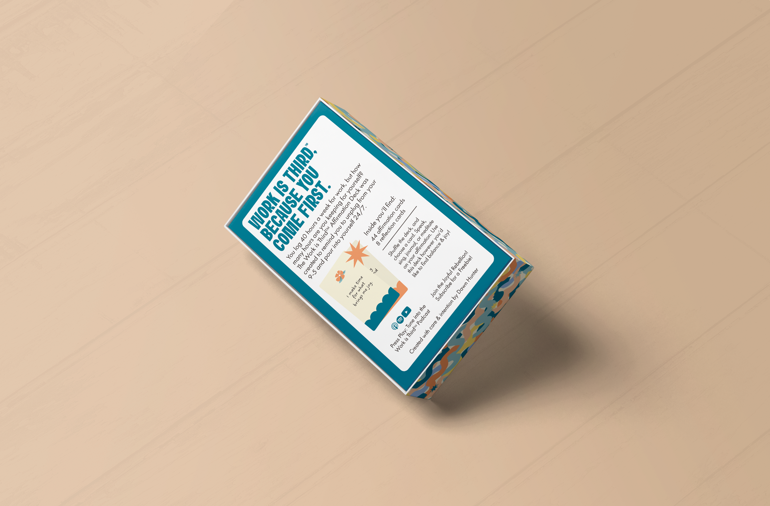 Joyfully Rebellious Affirmation Deck - Work is Third®