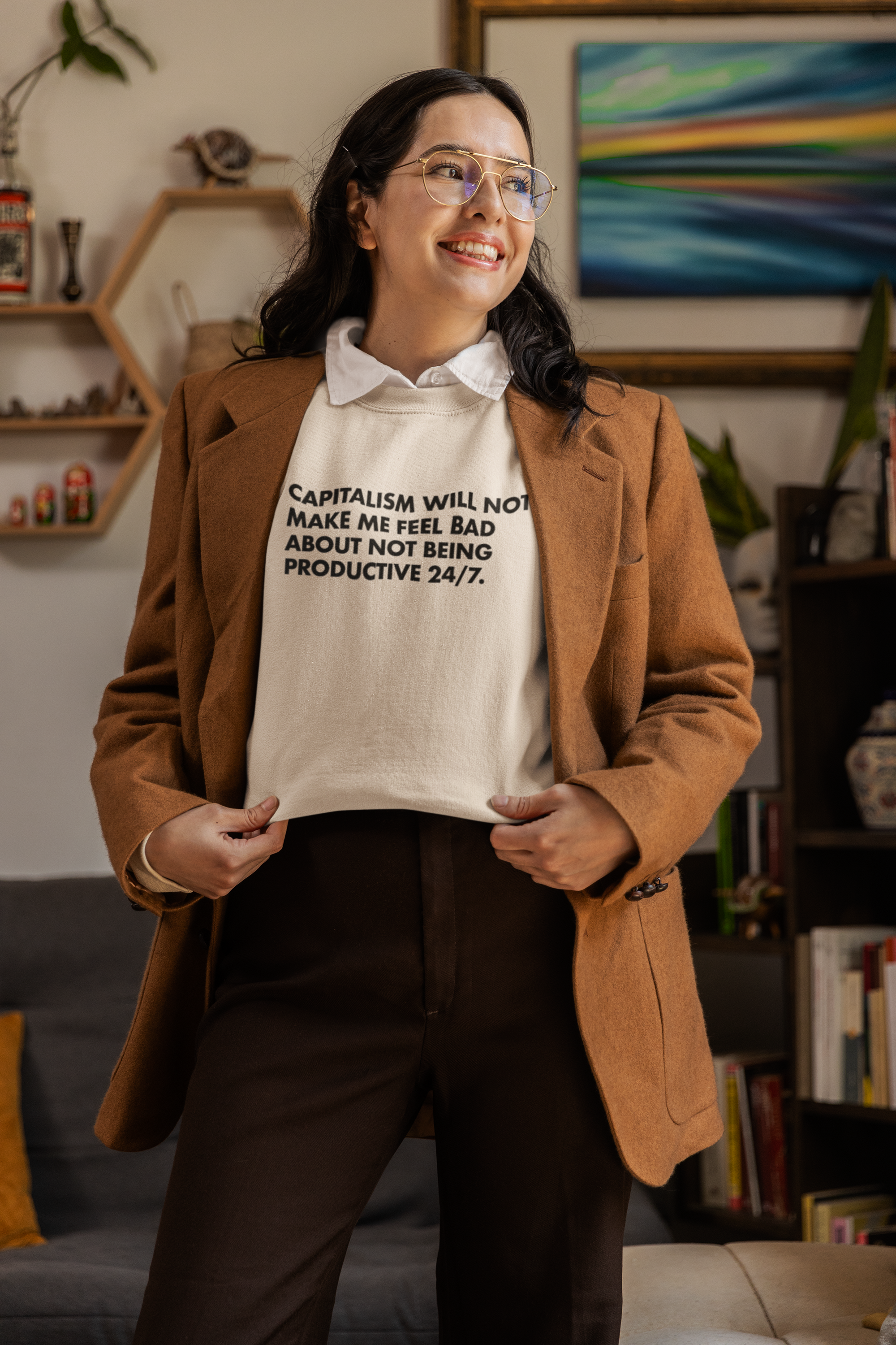 gildan-sweatshirt-mockup-of-a-smiling-woman-with-glasses-in-a-grandpacore-inspired-look-m40675.png