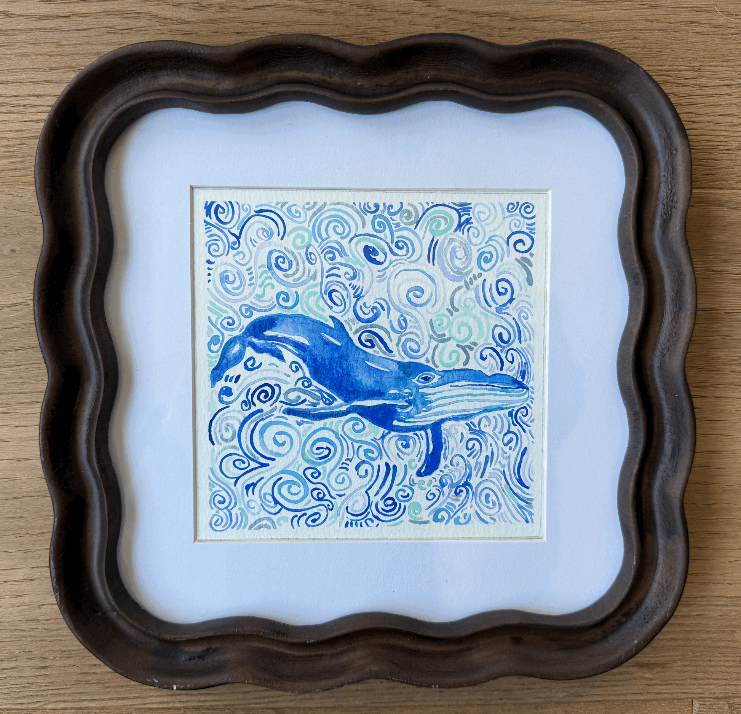 Framed Whale