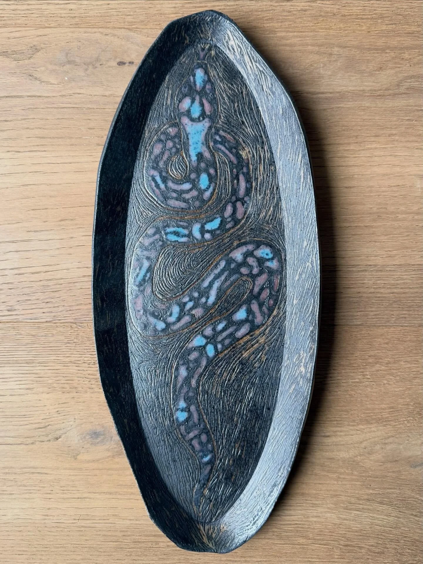 Wood fired snake platter