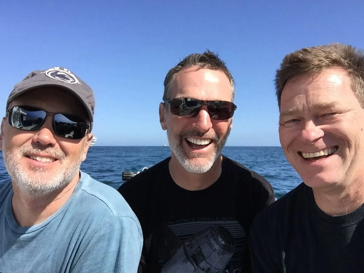 Tim Buzza, Tom Mueller, and Hans Koenigsmann