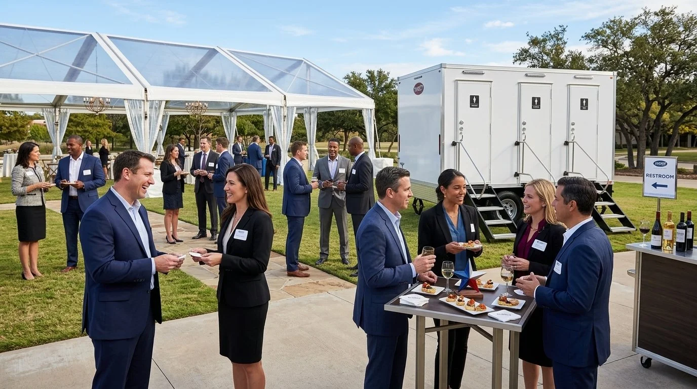 Special event restroom trailers in Huntsville Alabama