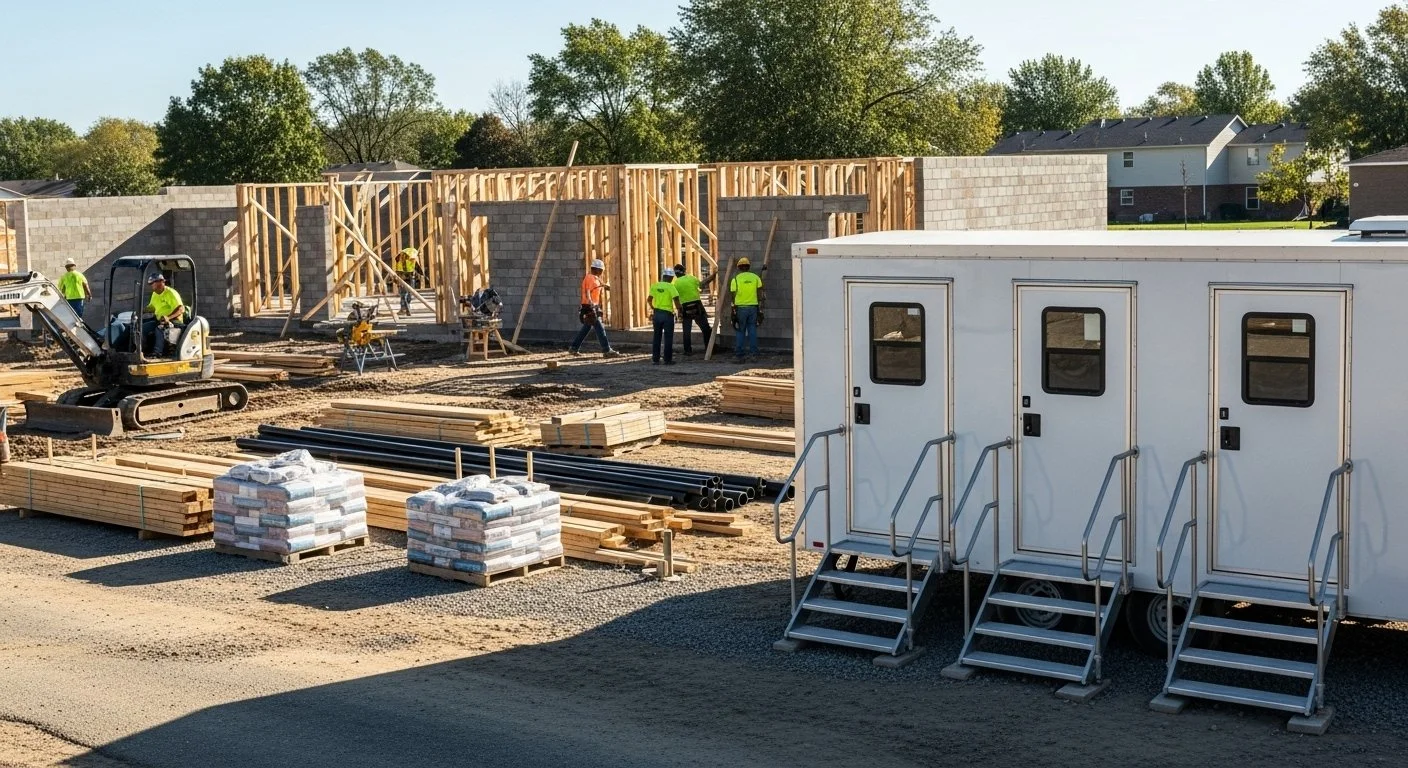 Construction and Long-Term Restroom Rentals Huntsville Alabama