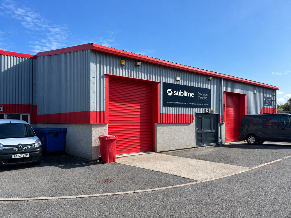 Sublime Precision Cleaning commercial unit in Hayle, West Cornwall