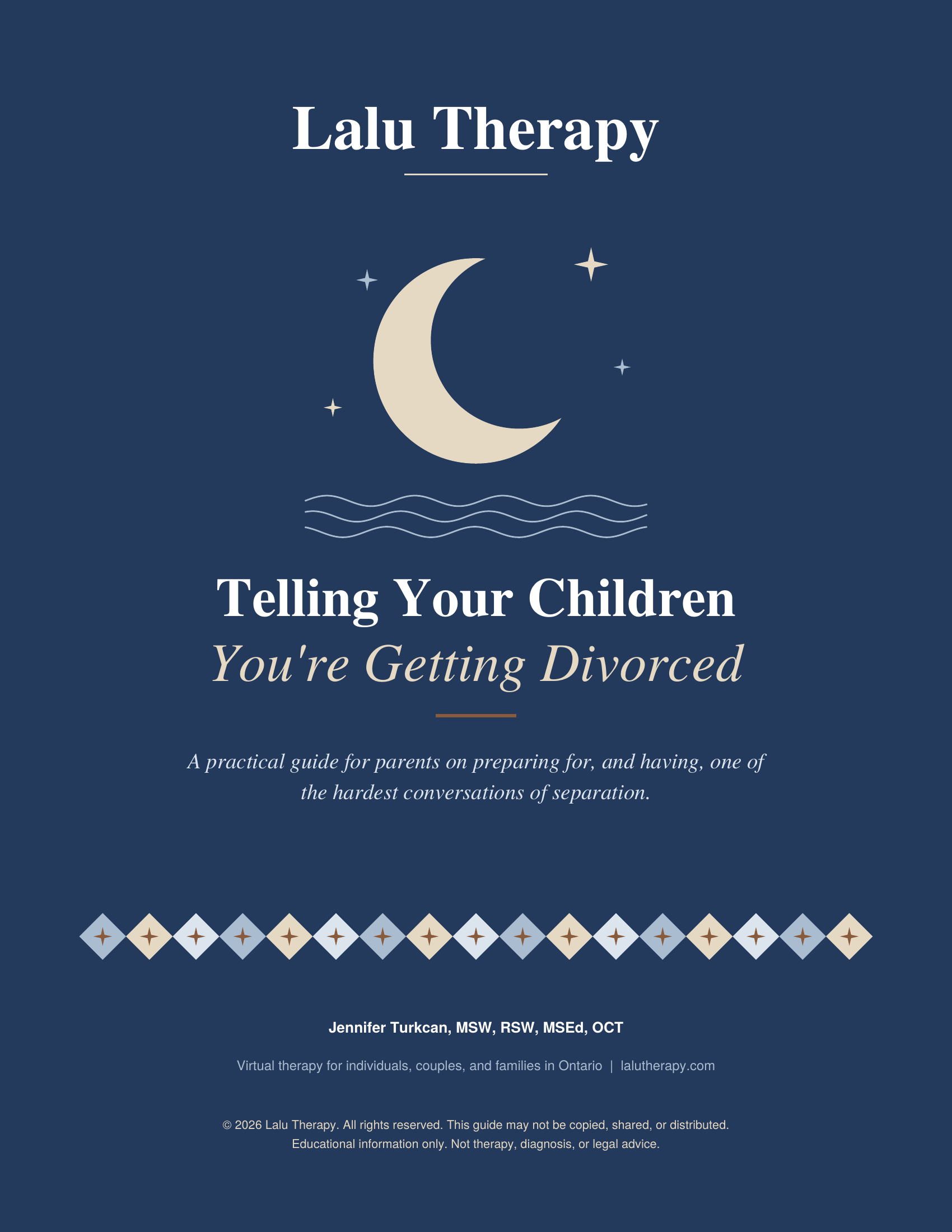 Telling Your Children You're Getting Divorced: A Practical Guide for Parents