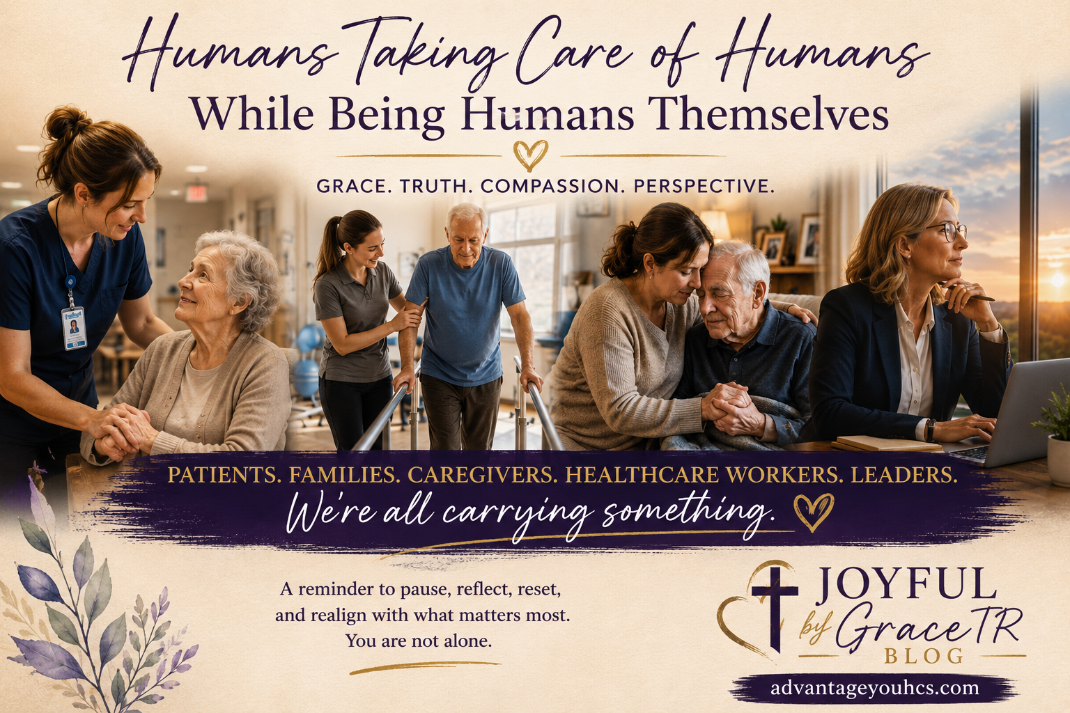 Humans Taking Care of Humans While Being Humans Themselves