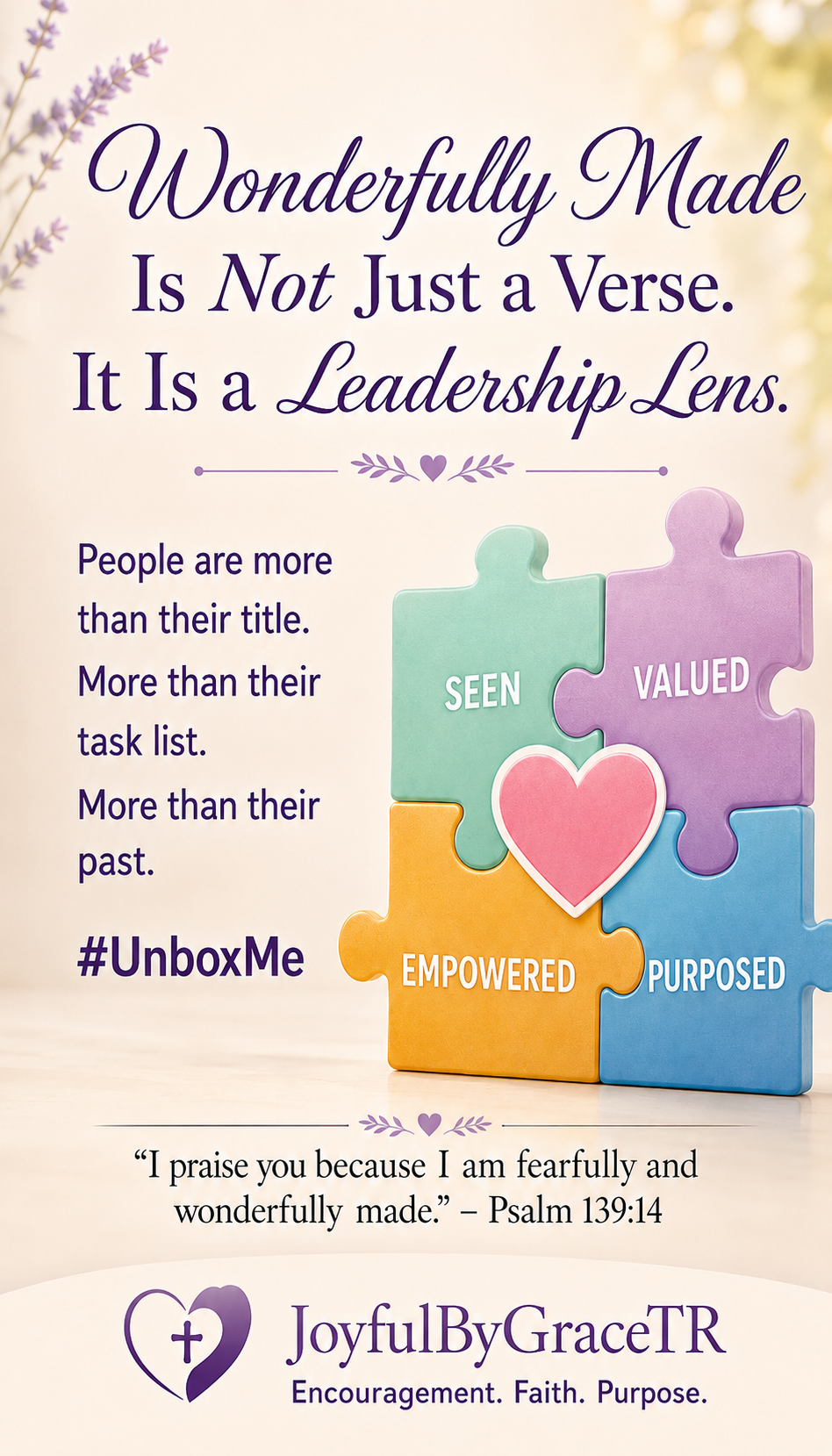 Wonderfully Made Is Not Just a Verse. It Is a Leadership Lens.