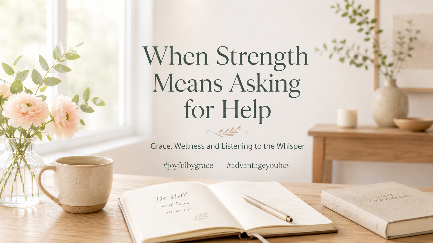When Strength Means Asking for Help: Grace, Wellness and Listening to the Whisper