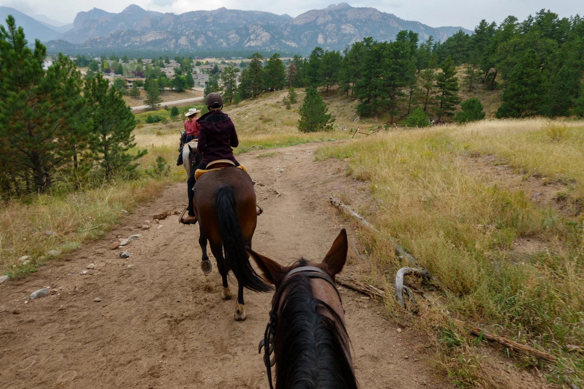 Horseback riding in Estes Park, Colorado