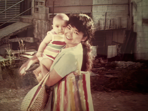 Mother and baby: Mother holding baby