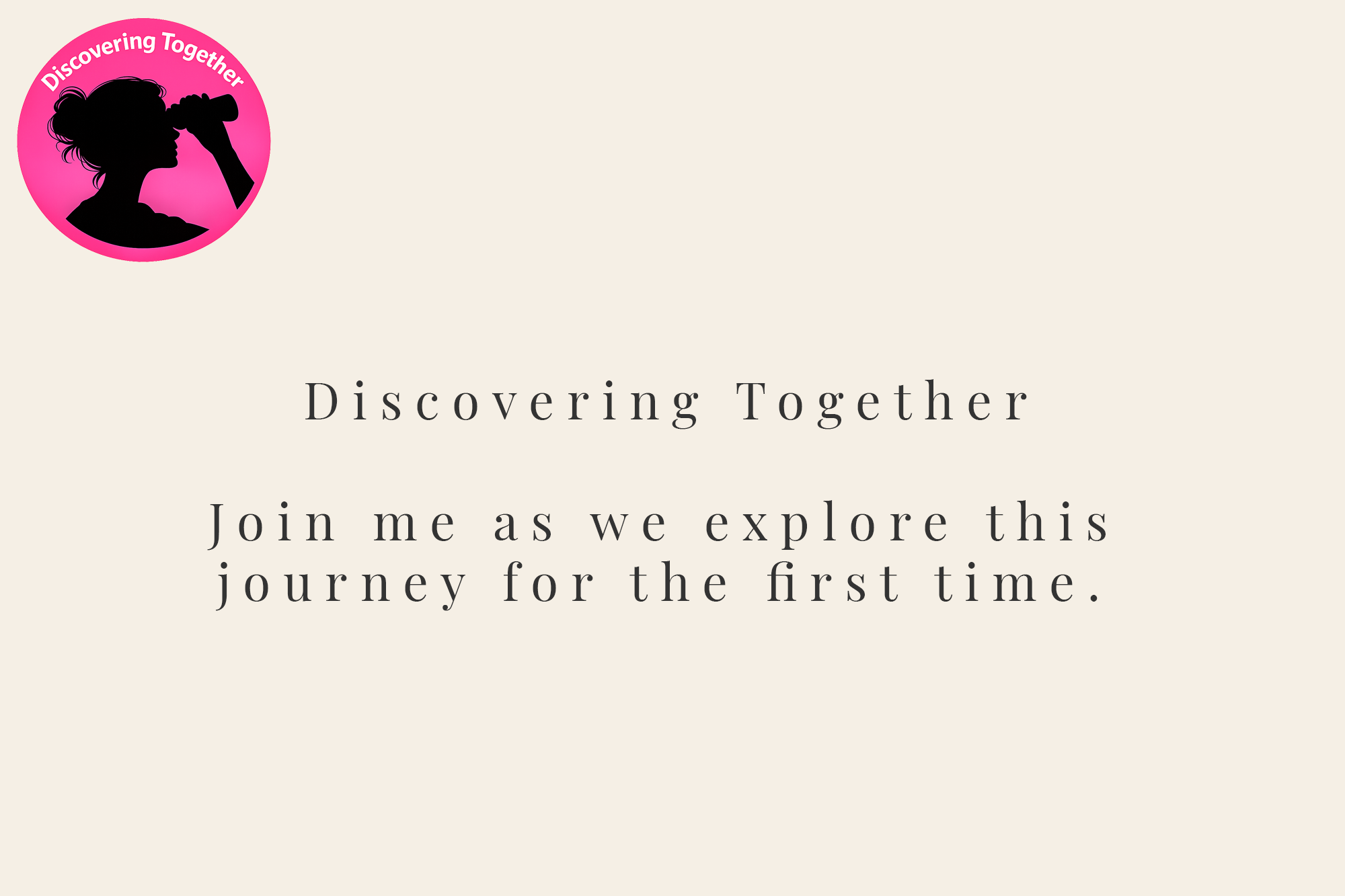 Discovering Together placeholder for a first-time exploratory SHIGEYOSHI journey.