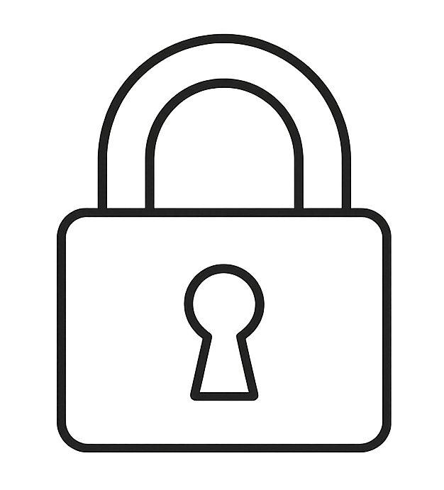 Privacy lock icon