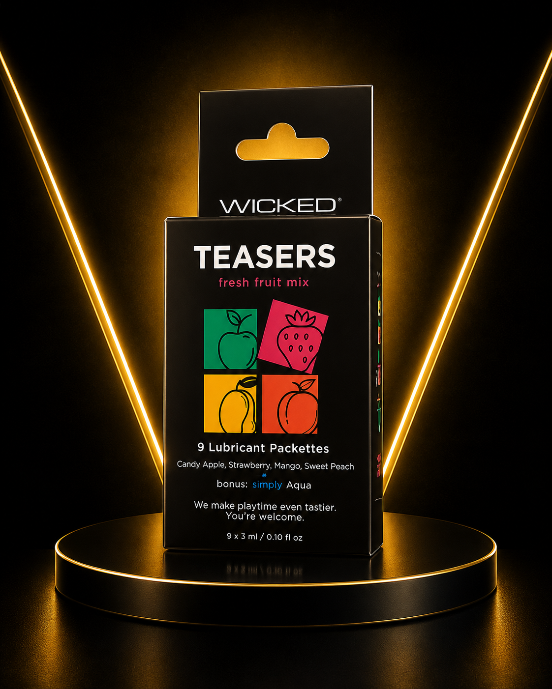 Teasers Fresh Fruit Lube Sampler