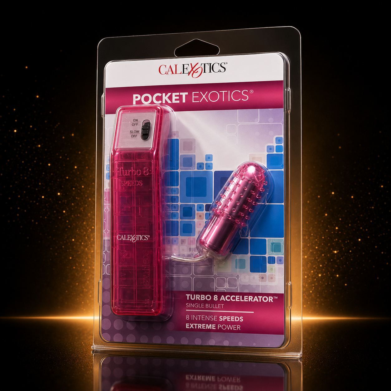 Turbo 8 Accelerator Bullet Vibe in Pink