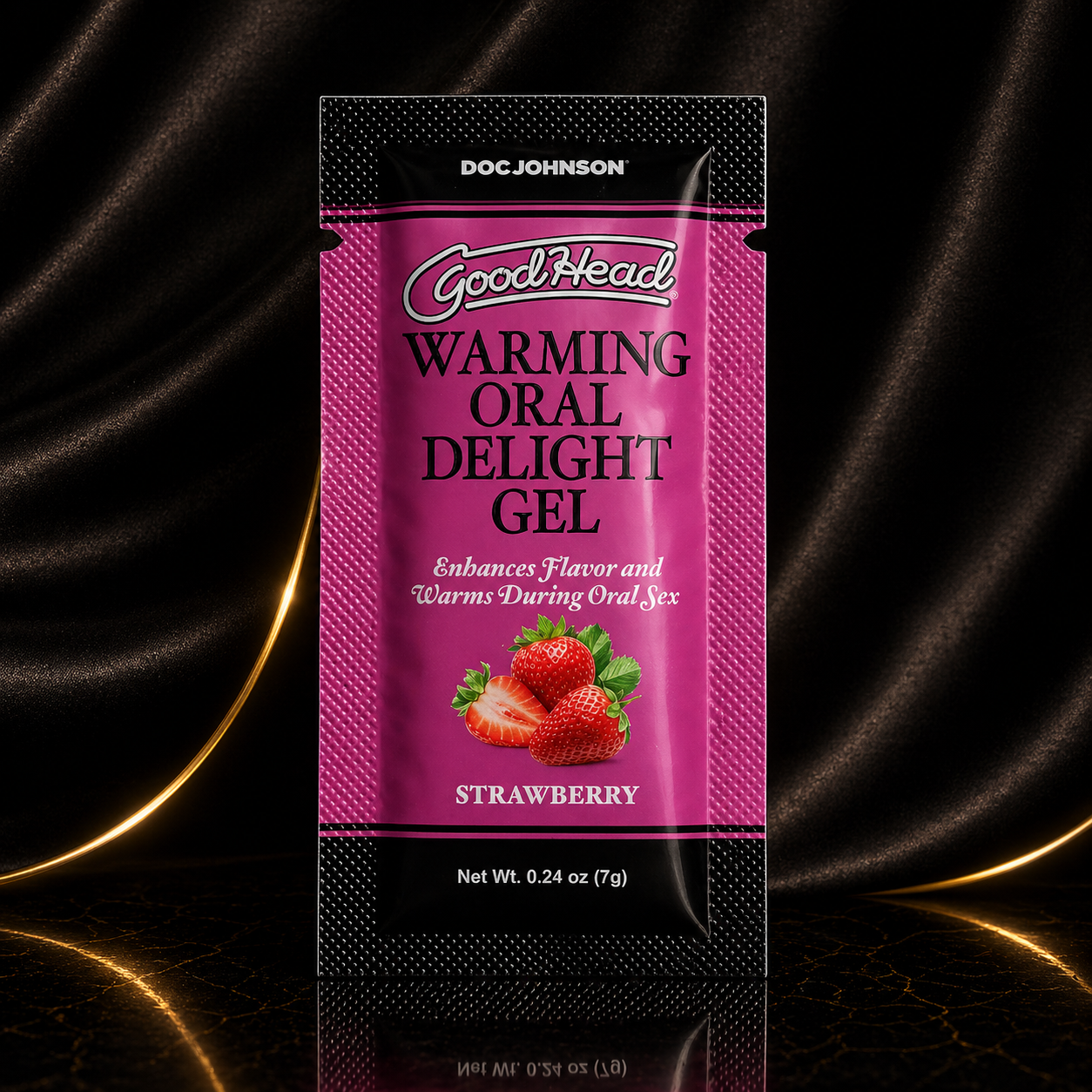 GoodHead Warming Oral Delight Gel .24oz in Strawberry