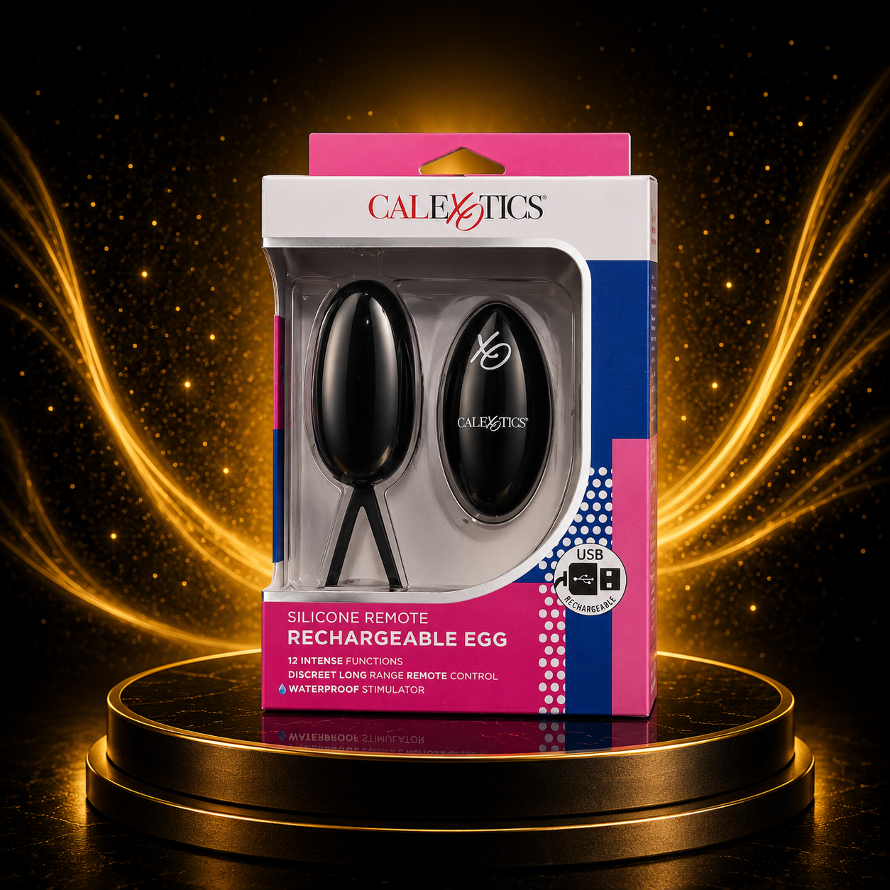 Silicone Remote Rechargeable Egg Vibe