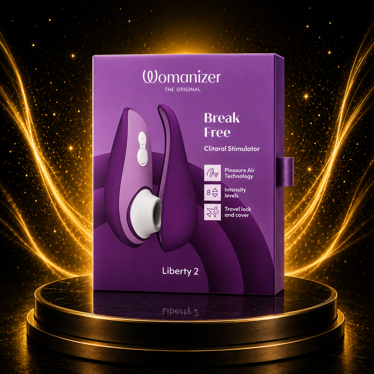 Womanizer Liberty 2 Clitoral Stimulator in Purple