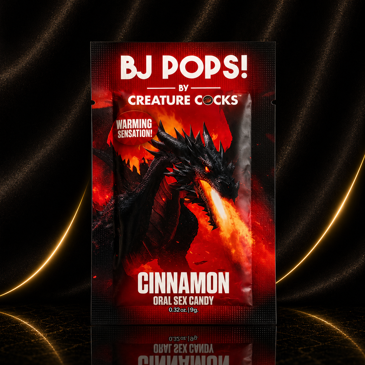 Creature Cocks BJ Pops! Candy .32oz/90g in Cinnamon