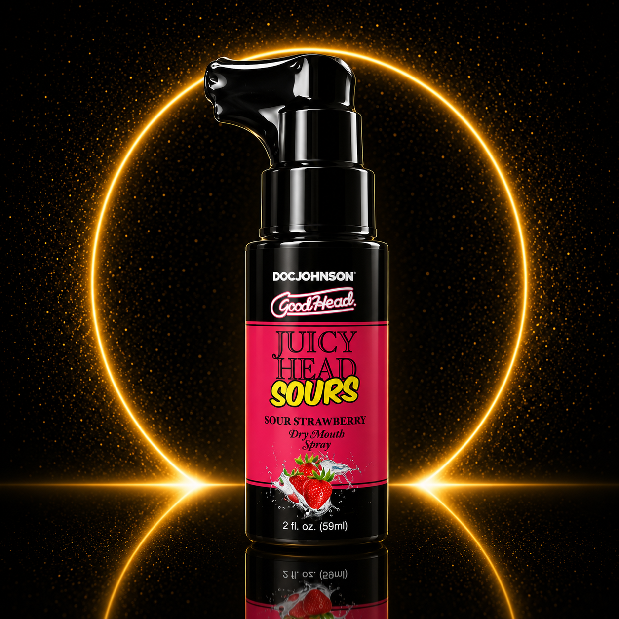 GoodHead Juicy Head Mouth Spray 2oz/59ml in Sour Strawberry