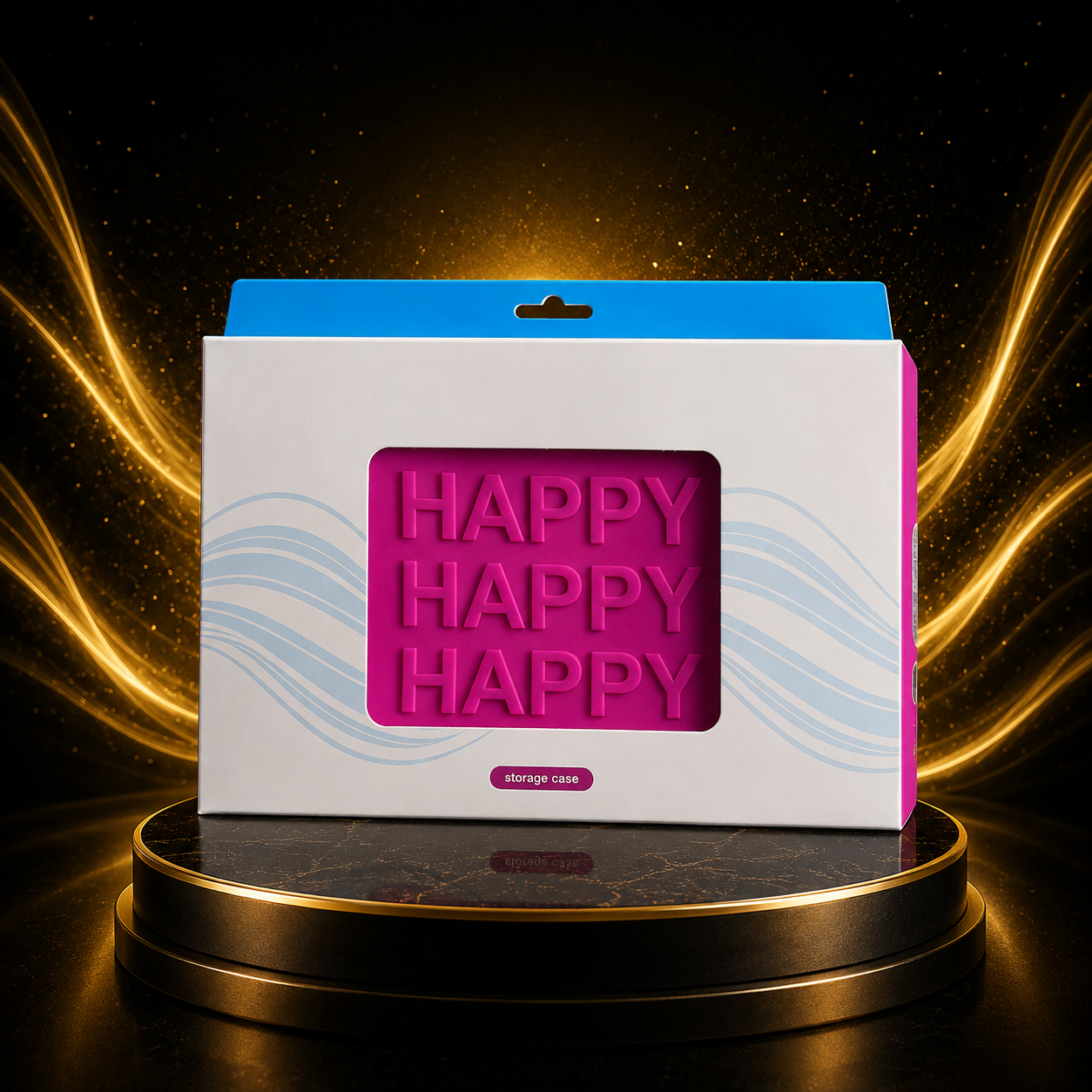 Happy Rabbit HAPPY Large Storage Case in Purple